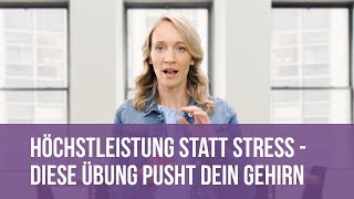 Höchstleistung statt Stress  diese Übung pusht dein Gehirn [upl. by Alusru238]