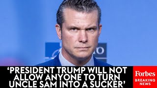 BREAKING NEWS Pete Hegseth Puts NATO Allies On Notice That US Will Not Be Treated Like A Sucker [upl. by Retrop]