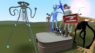 NEW CLASSIC TRIPOD VS TREVOR HENDERSON CREATURES Garrys Mod War Of The Worlds 1913 [upl. by Aiekam564]