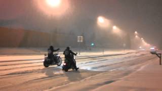 Motorcycles and Snow  Anchorage AK  by Geoff Oliver [upl. by Repard699]