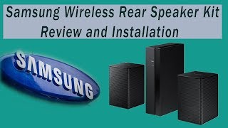 Samsung Wireless 8500s Rear Speaker Review and Installation Quick and Easy [upl. by Ettenyl]