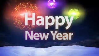 New Year Greeting 2020 animated video [upl. by Lacim730]