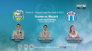 Orense vs Macará Streaming [upl. by Nnaegroeg]