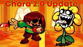 Friday Night Funkin VS Chara 20 Update DEMO Remastered  Megalo Strike Back Undertale x FNF [upl. by Meri]