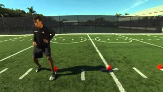 Cone Drills  Footwork Agility amp Acceleration Series  IMG Academy 6 of 6 [upl. by Datnow312]