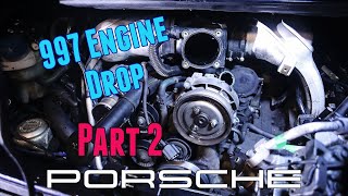 997 Engine Removal Part 2 Engine Bay Work [upl. by Rollet800]