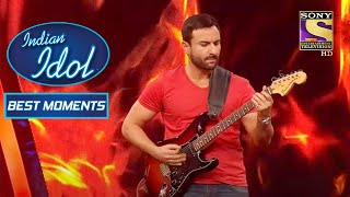 Saif Ali Khan का Powerful Guitar Play  Indian Idol Season 09 [upl. by Wini350]