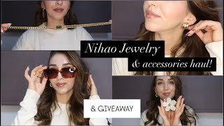 Nihao Jewelry amp accessories haul amp GIVEAWAY nihaojewelryus vs Violetta Louloudia [upl. by Garwin319]