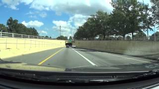 Driving thru Hampton Roads Bridge Tunnel Virginia [upl. by Aikaj]