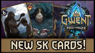 GWENT NEW SKELLIGE CARDS REVEALED  Price of Power [upl. by Dahle]