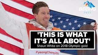 Team USA snowboarding icon Shaun White on winning gold in 2018 [upl. by Mehta69]