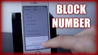 How To Block And Unblock Numbers On The iPhone  iPhone Tips [upl. by Armillia]