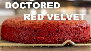 Doctored Red Velvet Cake Mix [upl. by Nanam20]