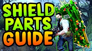 ALL SHIELD PART LOCATIONS How to build the Shield in Zetsubou No Shima [upl. by Basile746]