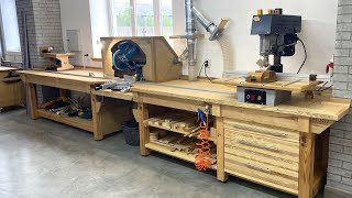 Giant Miter Saw Station PART 2 [upl. by Cornall]