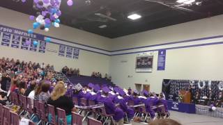 Balloon drop at graduation [upl. by Ilenay]