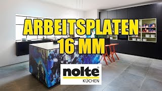 Nolte Küchen  Arbeitsplatten 16 mm [upl. by Burnsed]