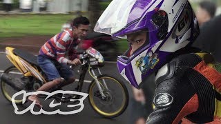 The Indonesian Teenagers Competing in Illegal Drag Races [upl. by Ewell]