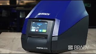 BradyPrinter i5100 label printer  Overview [upl. by Bonar]