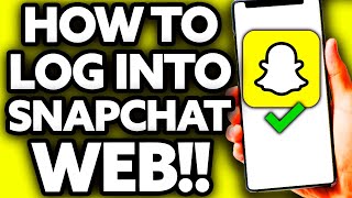 How To Log Into Snapchat Web Without Phone EASY [upl. by Shanna]