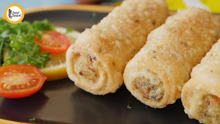 Potato Samosa Rolls Recipe By Food Fusion Ramzan Special [upl. by Janaya]