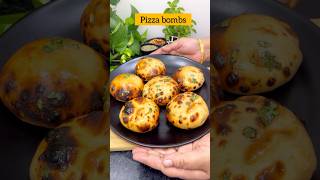 ytshorts healthy and easy pizza bombs 😍 सिर्फ एक कप आटे से बनाओ ऐसा स्नैक कि दिल खुश हो जाए [upl. by Amarillas293]