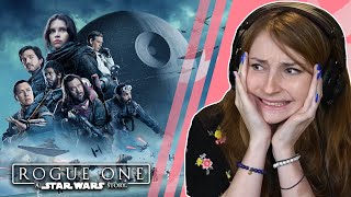 Star Wars Rogue One Movie Reaction  First Time Watching [upl. by Suillenroc285]