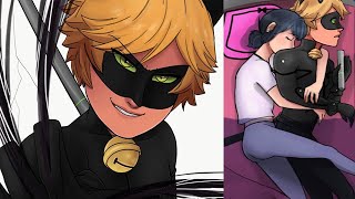 quotUnsee Marichat Scenequot Miraculous Ladybug Comic [upl. by Eyla576]