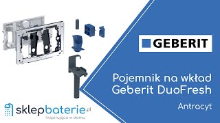 Pojemnik na kostki toaletowe do spłuczki Sigma 12 cm GEBERIT 115062BZ1  SklepBateriepl [upl. by Elimac]