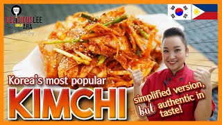 Easy Korean Recipes in Tagalog KIMCHI The most famous yet the easiest [upl. by Veriee]