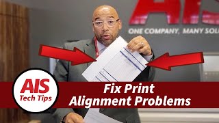 Fix Print Alignment Problems [upl. by Erodroeht]