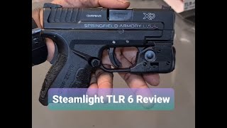 Streamlight TLR6 Review on XD 9 SUBCOMPACT Mod 2 [upl. by Darci]