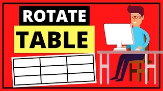 How To Rotate Table In Google Docs [upl. by Steele342]