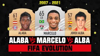 Marcelo VS Alba VS Alaba FIFA EVOLUTION đź±đź”Ą FIFA 07  FIFA 21 [upl. by Ecyor928]