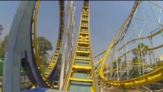 Montana Infinitum Chimera Roller Coaster POV La Feria Chapultepec Mexico City [upl. by Seugram816]