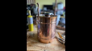 How to build a copper Moonshine Still Part 8 From Distillery Network [upl. by Ahsekyt]