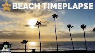 Beach TIMELAPSE One Hour [upl. by Cheng146]