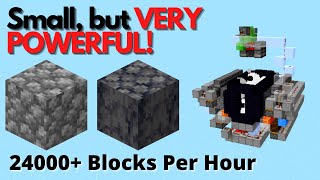 24000 item ph Cobble and Basalt Farm Tutorial Easy  Minecraft Java 116  119 Not Bedrock [upl. by Suvart]