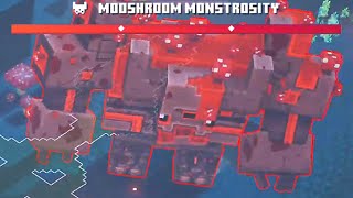 Minecraft Dungeons  Mooshroom Monstrosity SECRET Boss Fight [upl. by Vassily]