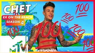 EX ON THE BEACH SEASON 4  100 CHET  MTV [upl. by Irim]