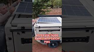 ECHO CHOBE ECHO4X4 CHOBE SOLAR PANEL SYSTEM INSTALLATION ON ROOF REMOVABLE solarpower [upl. by Areikahs]