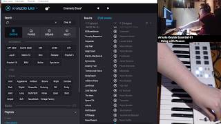 Arturia Keylab Essential 61 Using with Reason [upl. by Ymij]