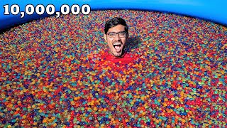 10 Million Orbeez in Swimming Pool  10000000 पानी की गोलियों का पूल  Super Experiment [upl. by Liakim]