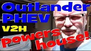 EP157  Can the Outlander PHEV power a house through Vehicle to Home Technology V2H 🚗🔌🏠 [upl. by Sikorski]