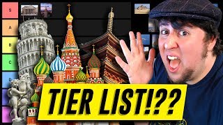 Architecture Tier List  JonTron [upl. by Anor]