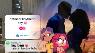 How to get National Boyfriend Day add yours sticker on Instagram  Boyfriends Day Instagram Story [upl. by Hannahs]