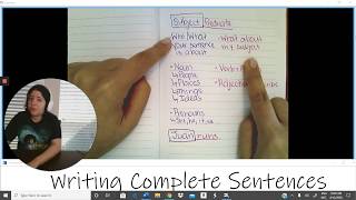 Writing Complete Sentences Week 4 Day 3 [upl. by Rape]