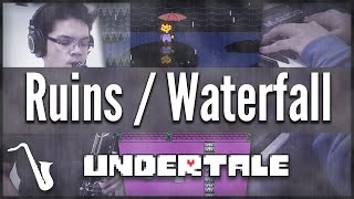 Undertale Ruins  Waterfall  Jazz Cover  insaneintherainmusic [upl. by Rocray]