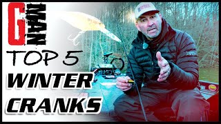 Swindles Top 5 Winter Bass Fishing Crankbaits [upl. by Guildroy]