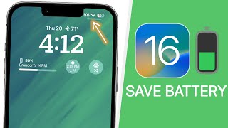 35 Tips to Improve iPhone Battery Life iOS 16 [upl. by Nerrej]